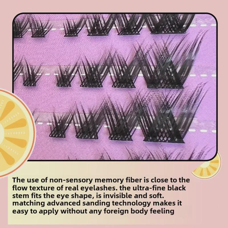 Yue Jiao Niang Fuchs Serie Tägliches Kleiner Teufel Falsche Wimpern - Natürlicher Stil Barbie Cartoon Segmentierte Büschel