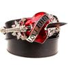 Coole Mode Ledergürtel Rotes Herz Pfeil Liebe Schmerzt Design Punk Rock Hüftband Damen Herren Dekorative Gürtel Jeans Hip Hop Gürtel