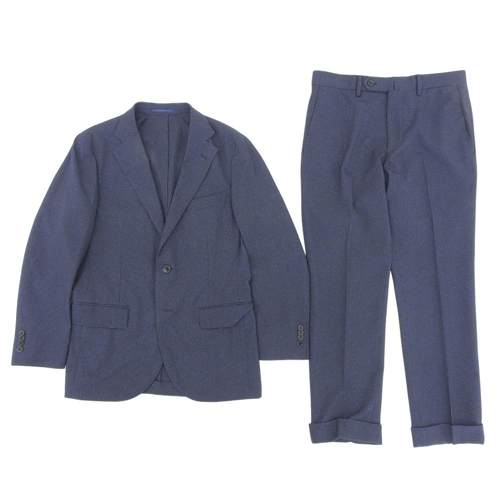 MACKINTOSH PHILOSOPHY Мужской костюмный комплект Houndstooth Trotter, темно-синий, размер 38R, размер 40, комплект костюма 38R/40, темно-синий, б/у