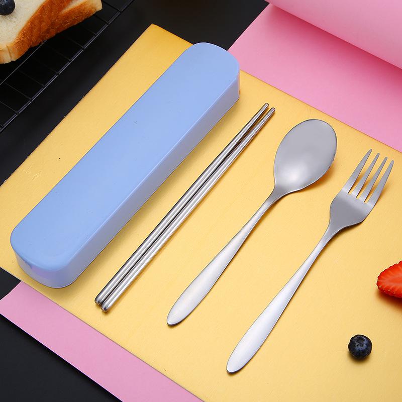 304 Stainless Steel Cutlery Set: Custom Logo Chopsticks, Spoon & Fork for Events