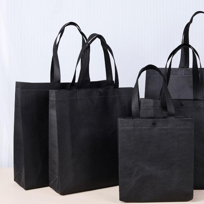 Vertical Version Non-woven Shopping Sack Reusable Portable Bag Large Capacity Tote Pockets Used for Shoe Boxes Clothes Books Gift Packag Storage Pouch