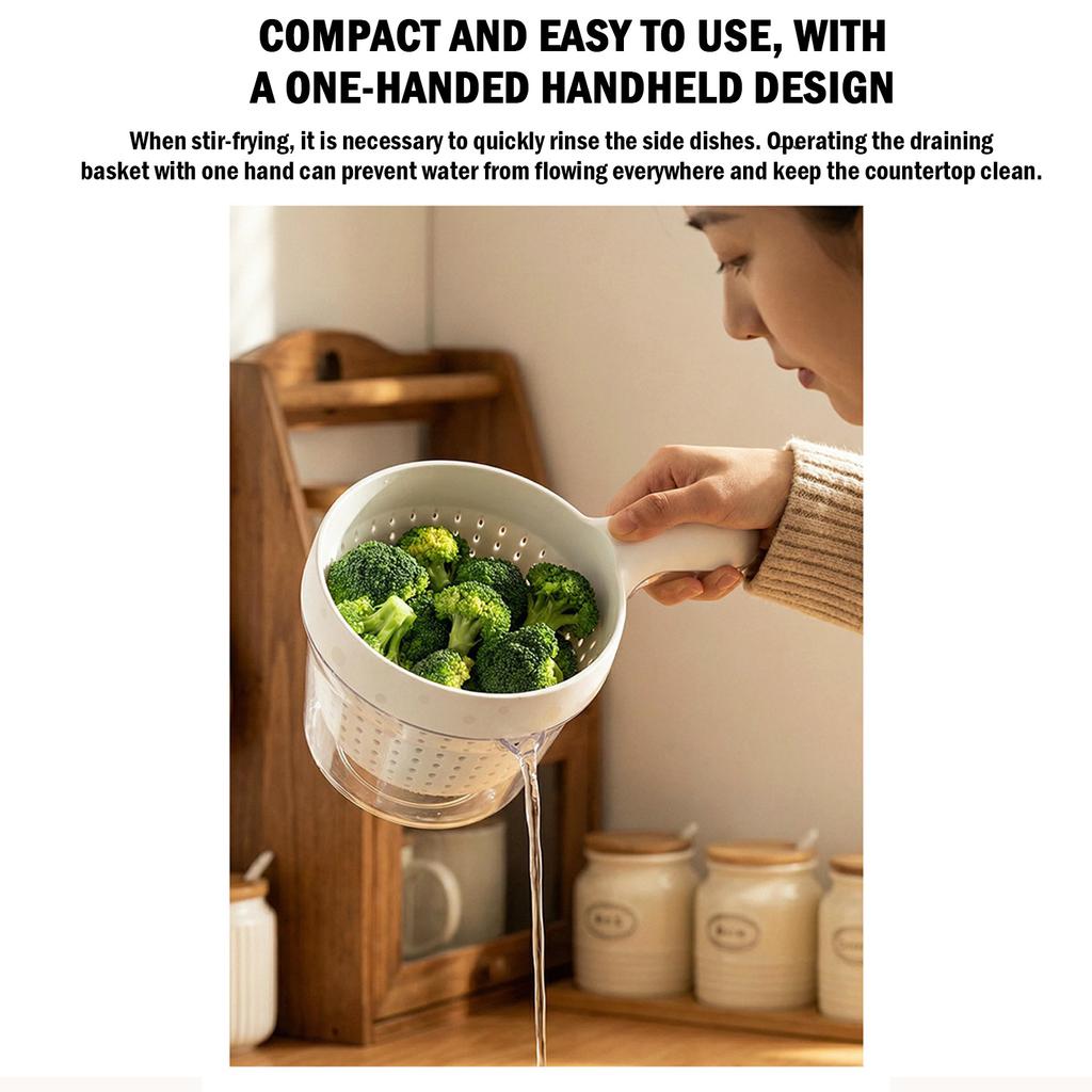 Double Layer Sink Strainer Basket 1pc Food Waste Separator Drain Protector for Kitchen Sink Drainage System