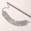Mehrschichtige Strass-Halskette Luxuriöse Schlüsselbein-Kette Modische Kristall-Halskette für Damen
