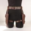 Adjustable Leg Holster and Belt Set For Party Halloween Cosplay Accessory Cowboy Costume for Women And Men(Gun Not Included)