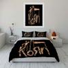 Skeleton Hands and Text Design Bedding Duvet Cover Set Duvet Cover Pillowcases  (1*Duvet Cover 2*Pillowcases, Without Duvet Insert)