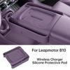 For Leapmotor B10 B01 Lafa 5 Car Wireless Charger Silicone Cover Scratch-resistant Protective Pad Interior Accessories