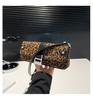 Niche leopard print underarm bag, fashionable retro high sense, commuting shoulder essential women's bag.