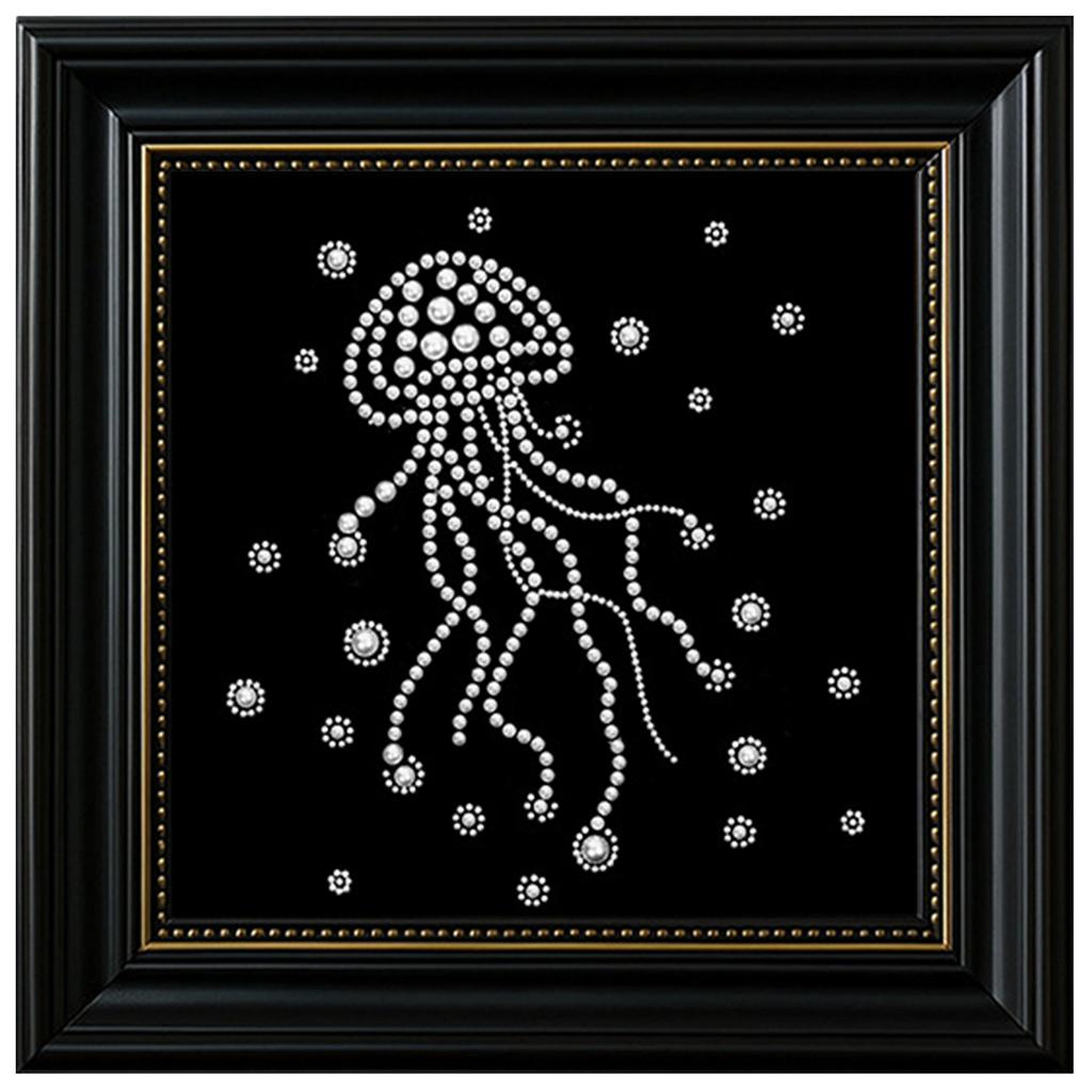 DIY Pearl Paintings Pearls Gem Art Craft with Frame 10.63x10.63in for Adults/Beginners Gift Idea Home Wall Decor