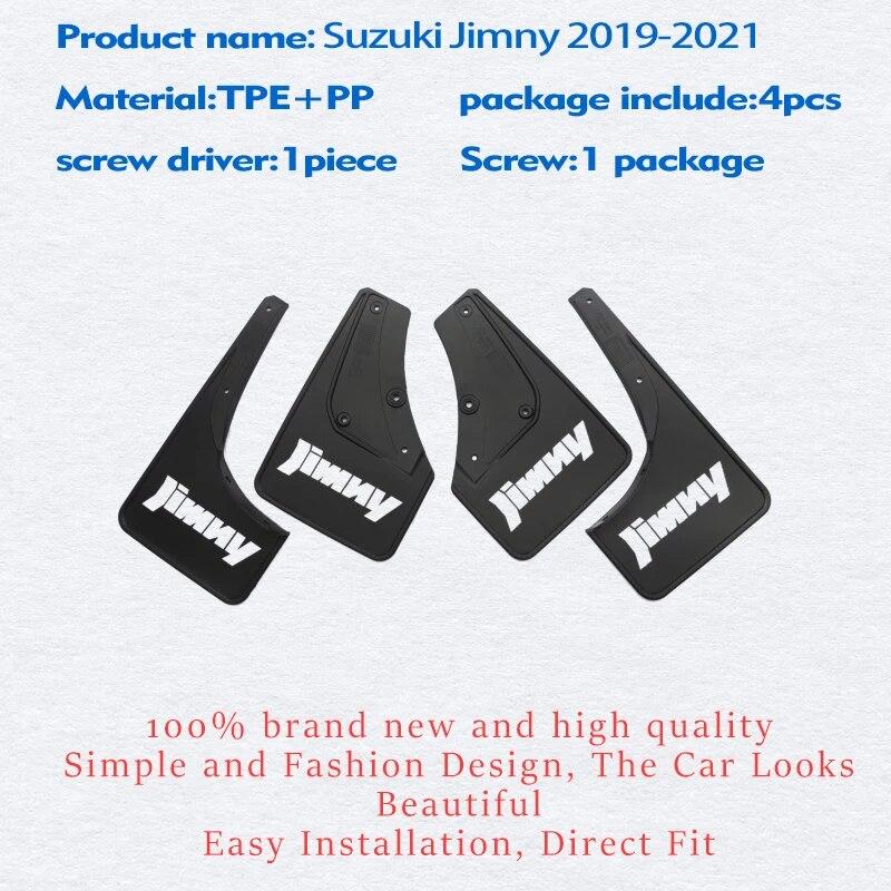 Błotniki samochodowe do Suzuki Jimny-błotniki błotnik osłona błotnika błotniki akcesoria Auto Styline przód tył 4szt