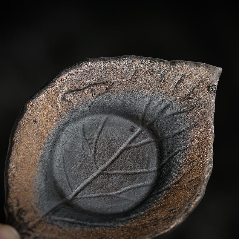 Japanese Coarse Pottery Cup Holder Coasters Vintage Heat Resistant Tea Mat Kung Fu Tea Set Tea Ceremony Utensils Accessories