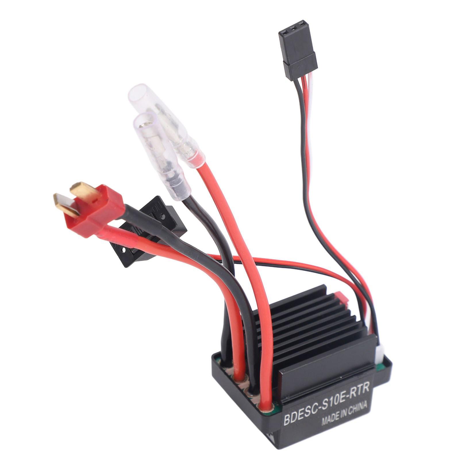 

60A ESC Speed Controller Brushed Dual Way T Plug Professional ESC Electronic Speed Controller for Car Boat