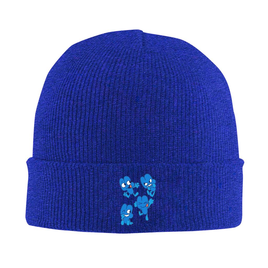 BFDI Four BFB Warm Knitted Cap Winter Knit Bonnet Hat Skullies Beanies Hip Hop Caps for Unisex
