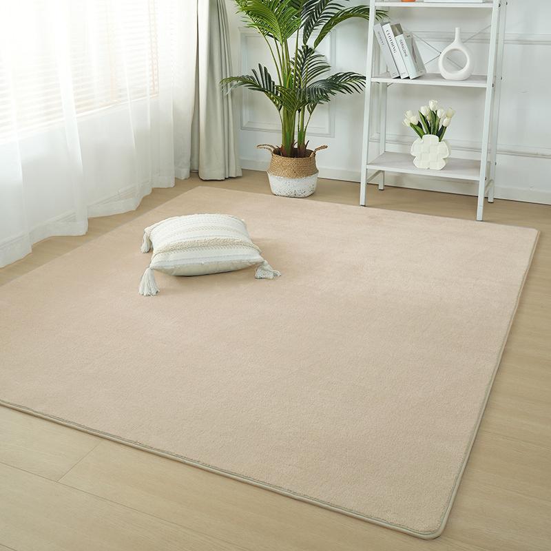Ultra Soft Short Plush Carpet Anti Slip For Living Room Modern Sofa Area Rugs Children's Bedroom Game Mats Bedside Carpet Gray