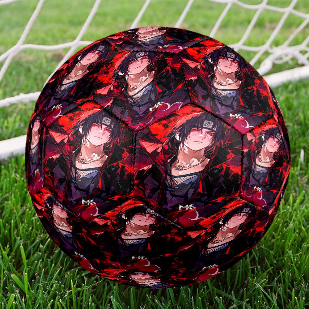 Dark Anime Ninja Character Size 5 Soccer Balls, Anti-Slip, Protective Football, Outdoor Sport, a Unique Gift Suitable for Him/her, Birthdays