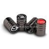 Mazda, Atenza, and Angkesaila Tire Valve Stem Caps for Mazda 3, 6, CX-5, CX-4, CX-8 - Metal Caps