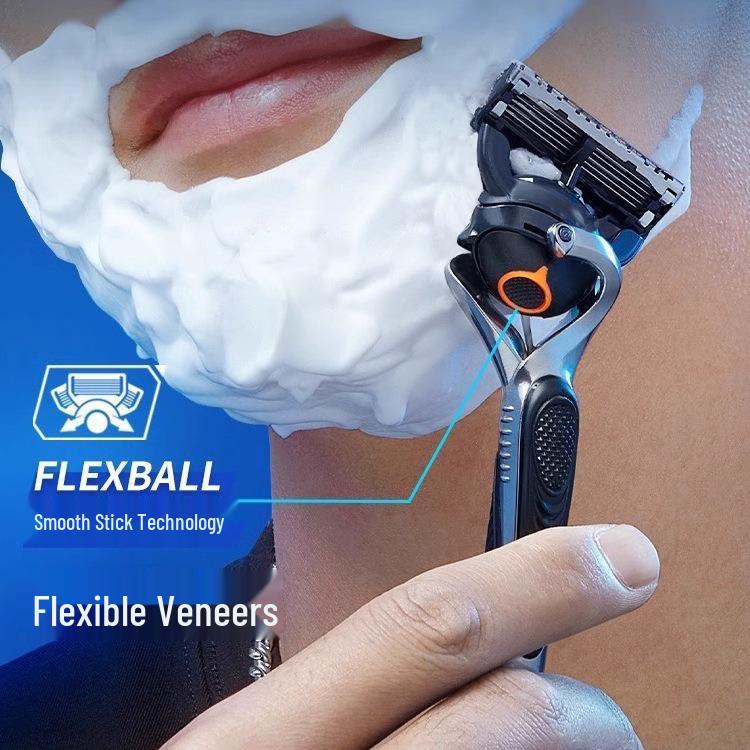 Five-Layer Retro Razor with Ultra-Thin, Anti-Scratch Stainless Steel Blades for Sharp, Durable Hair Removal