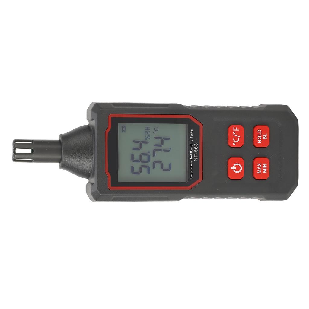 Temperature and Humidity Detector LCD Digital Display Hygrometer High Accuracy Probe Hygrothermograph