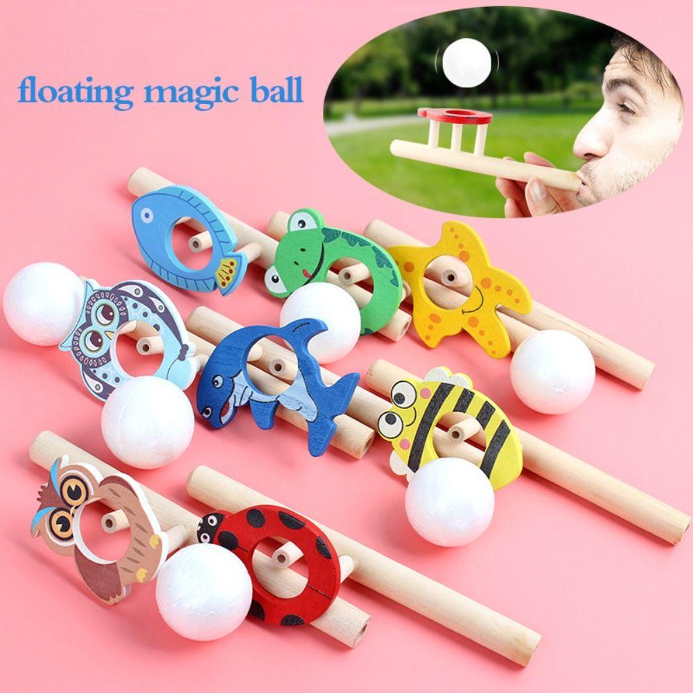 Pipe Balls Family Game Floating Blow Blowing Ball Toys Blowing Ball Game Balanced Blowing Toys