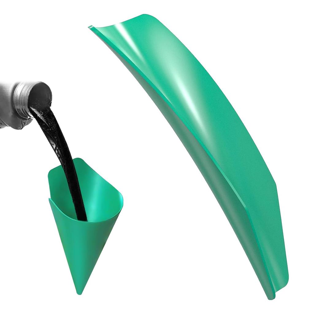 Foldable Flexible Oil Funnel, Form A Funnel For Automotivel, Flexible Oil Draining Tools For Oil Change, Easy To Clean