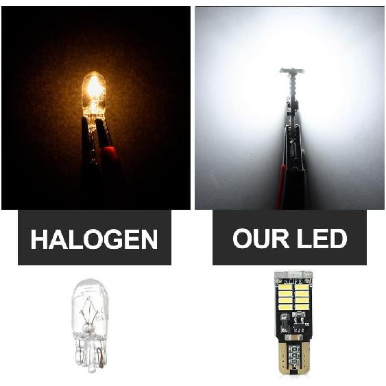 10Pcs Interior LED Lights Bulb Kit For Ford F150 F-150 1997 1998 1999 2000 2001 2002 2003 Map Dome License Plate Lights Super Bright 6000K White F150