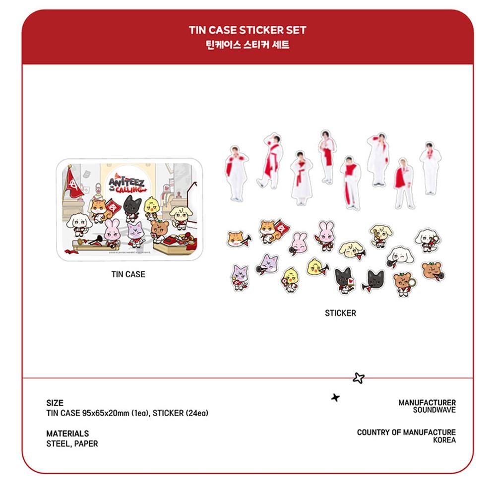 ATEEZ [ANITEEZ W WEZWANIU] Zestaw Naklejek w Puszce