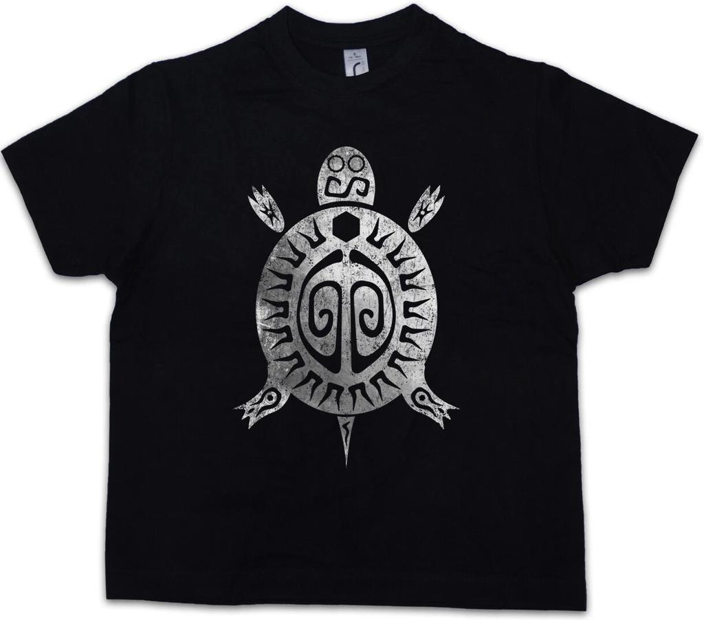 AZTEC TURTLE Kids Boys T-Shirt Aztec Sign Civilization Mayans Religion-