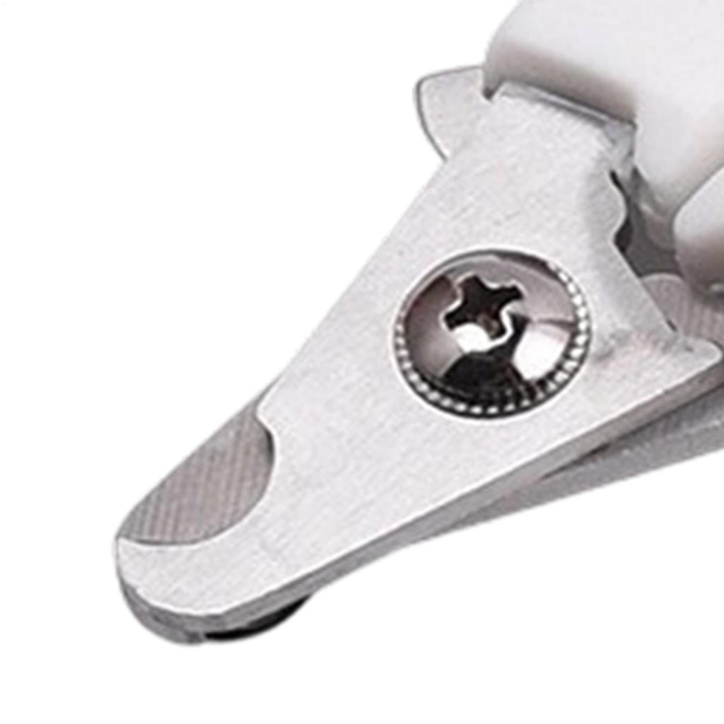 Stainless Steel Dog Nailclippers Non-Slip Manual Dog Toenail Clippers for Grooming for Home Indoor Travel All Breeds Seniors