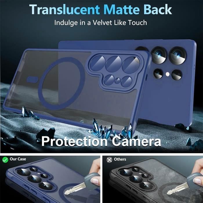 Coque - BOOLING - pour Samsung Galaxy S25 Ultra - Protection Complète - 2 Verres Trempés - Anneau Magnétique