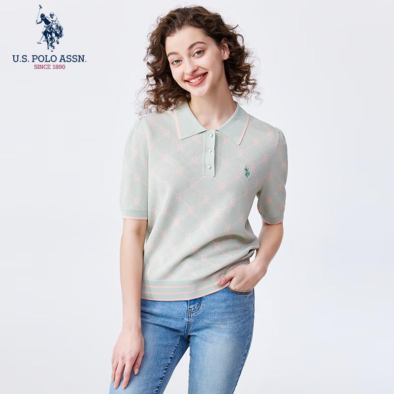 

НАС. АССН ПОЛО. Женская летняя прохладная футболка-поло с коротким рукавом L