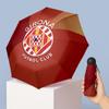 Girona FC Mini 5 Fold Pocket Umbrella Compact Lightweight Anti UV Rain Sun Protection Umbrella Portable Travel Umbrella