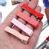 10pcs/lot 48x10mm Colorful Flat Alligator Ribbon Hair Clips Jewelry Making DIY Handmade Barrettes Craft Hairpin Accessories