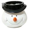 Christmas Themed Desk Accessory Cute Santa Claus Resin Flowerpot, Decorative Desktop Window Sill Decoration Planter, Hand Painted Container for Indoor
