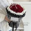 Valentine's Day Lace Ruffled White Lotus Ribbon Cake Decoration Skirt Hem