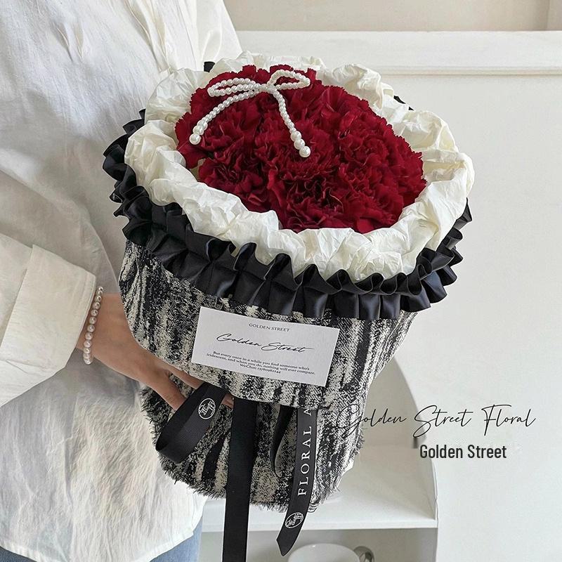 Valentine's Day Lace Ruffled White Lotus Ribbon Cake Decoration Skirt Hem