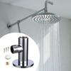 Shower Wall Supply Elbow Shower Hose Connector Wall Mounted Connector Leak-Proof Adapter For Home Bathroom Hotel Replacement