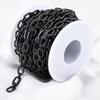 1M Black Plating Stainless Steel Square Rolo Cable Link Chain DIY Men Necklace Bracelet Chains Jewelry Making Supplies No Fade