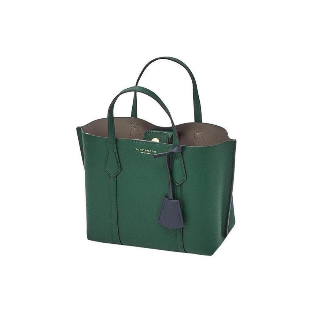 Tory Burch Perry Tote Bag With Handle And Shoulder Strap Women Tote Dark-Green 56249-348