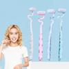 19cm Toothbrush With Hanging Hole Design S-Shaped Vertical Brush Soft Bristles Anti-Slip Handle Toothbrush Tongue Massage Tools