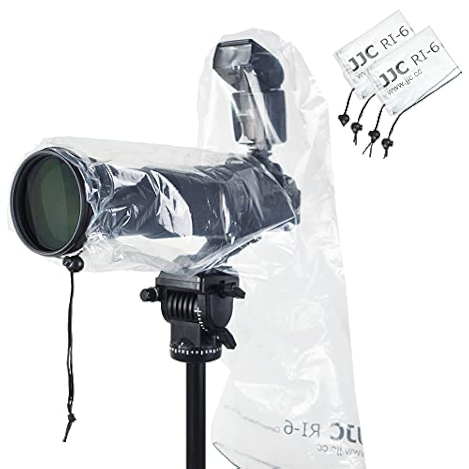 

Long Camera Lens Rain Cover Raincoat with Flash Dust Sleeve Protector for Canon EOS R5 R6 Rp 5D 6D 7D 90D 80D 77D Nikon Z7II Z6II Z5 Z50 D850 D810