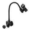 PATIKIL 30cm Gooseneck Desk Microphone Stand with Universal C-Clamp, Flexible Microphone Arm Stand with Upgraded Microphone Clip (28-50mm), Ideal for