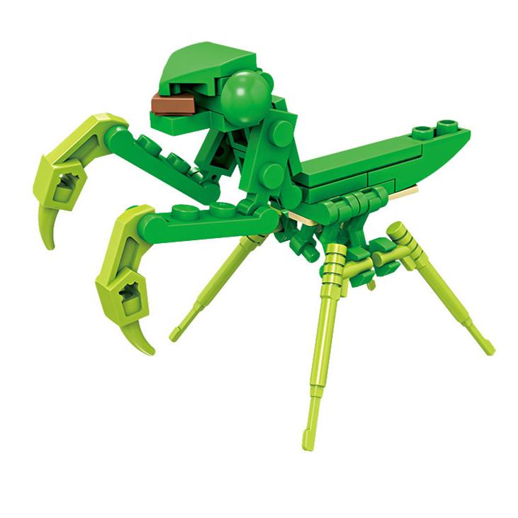 

MOC Мультяшные животные Строительные блоки Милые насекомые Бабочка Богомол Модель Украшение для дома Пазл Сборные игрушки Для детей Подарки