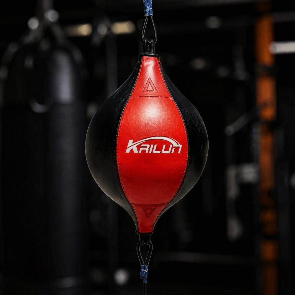 PU Outer Material Punching Training Ball Two Tone Color Option Hanging Boxing Ball  Fitness Workout