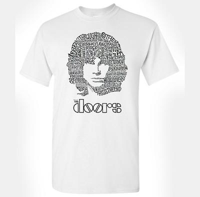 The Doors Marškinėliai, Jim Morrison Marškinėliai, Roko Grupės Marškinėliai, Break On Through Marškinėliai