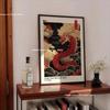 Tokyo Street Cherry Blossom Tourism Canvas Print Poster Japan Mount Fuji Sunrise Landscape Pagoda Wall Art Poster for Home Decor