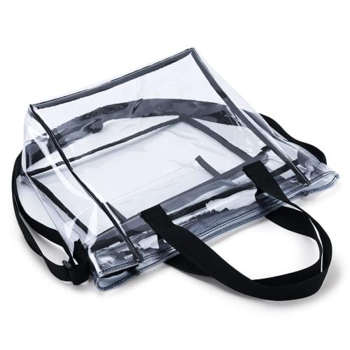 NOTAG Transparent Bag, Shoulder Bag, 2-Way Handbag, Engineer Bag, Anti-Static Clean Bag, PVC, Large, Wide Gusset, Tool Bag, Clean Room, Work, Construc