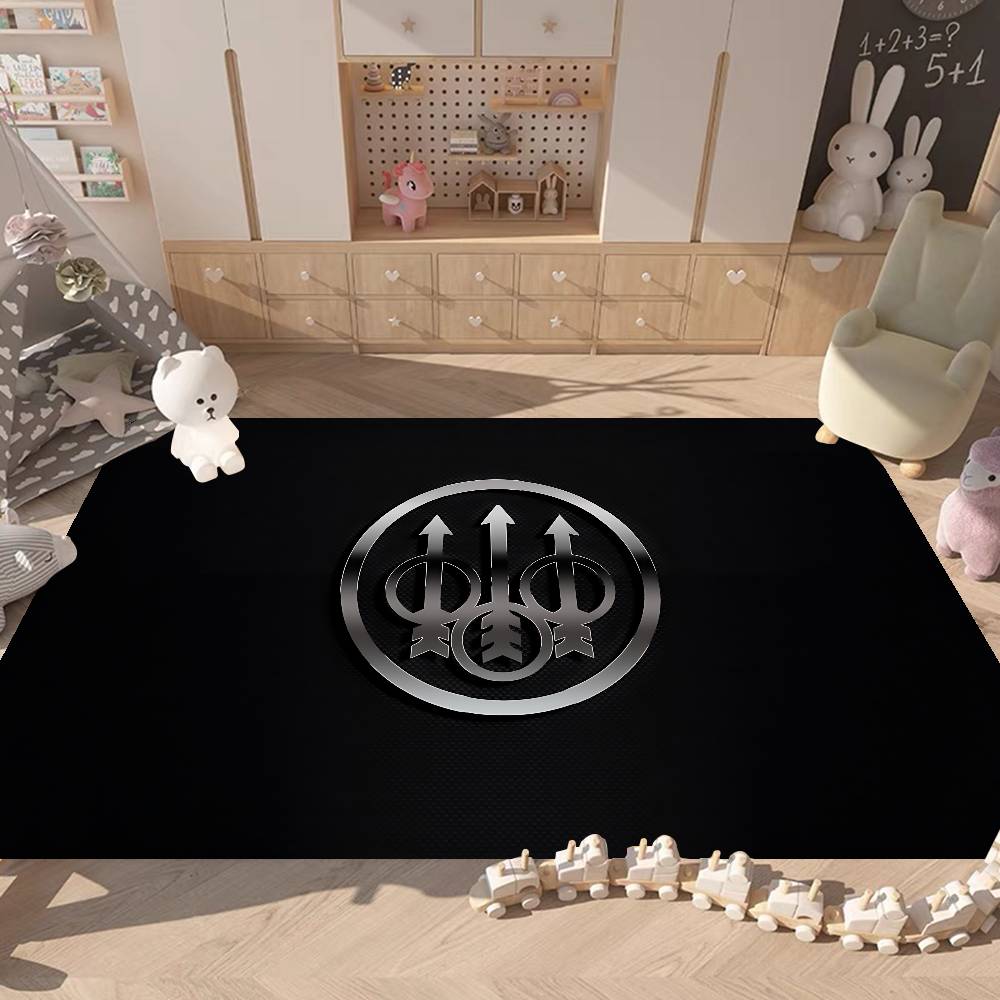 G-Gun Beretta Floor Mat Non-Slip Laundry Room Mat Laundry Decor Balcony Child Living Room Bedside Mats