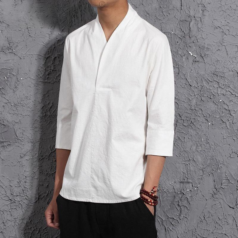 Cardigan Kimono da Uomo Moda Tradizionale Abbigliamento Samurai Giapponese Streetwear Yukata Camicia da Uomo Haori Cappotto Kimono da Uomo