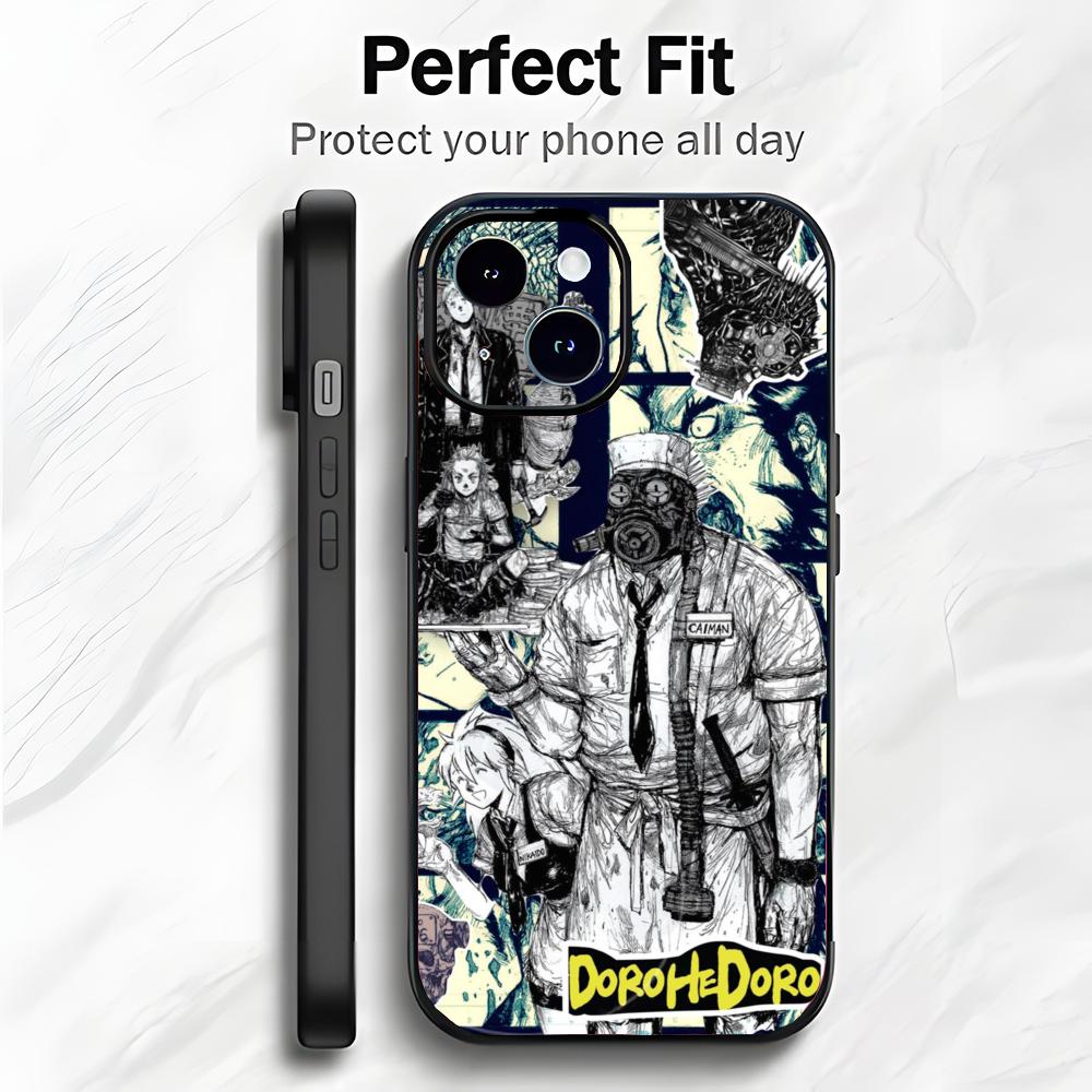 Dark Unique Anime D-Dorohedoro Phone Case Phone Case Soft Packaging Lightweight For iPhone17 16 15 14 13ProMax