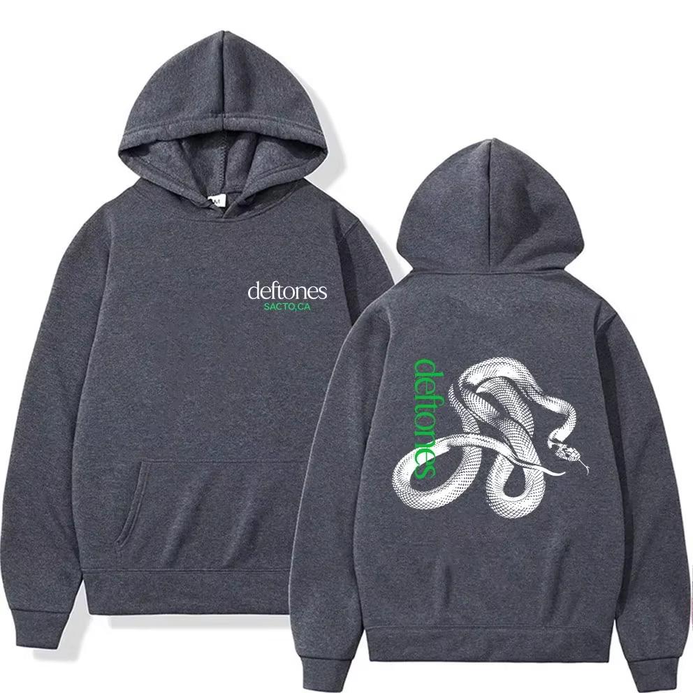 Rock Band Deftones Private Music Snake Graphic Hoodie Men Women Clothing Alternative Heavy Metal Hoodies Pullover