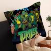 Federe Cuscino Gioco Tartarughe Cartone Animato Anime-TMNT Biancheria da Letto per la Casa Copricuscino Decorativo Matrimonio Federa Super Morbida